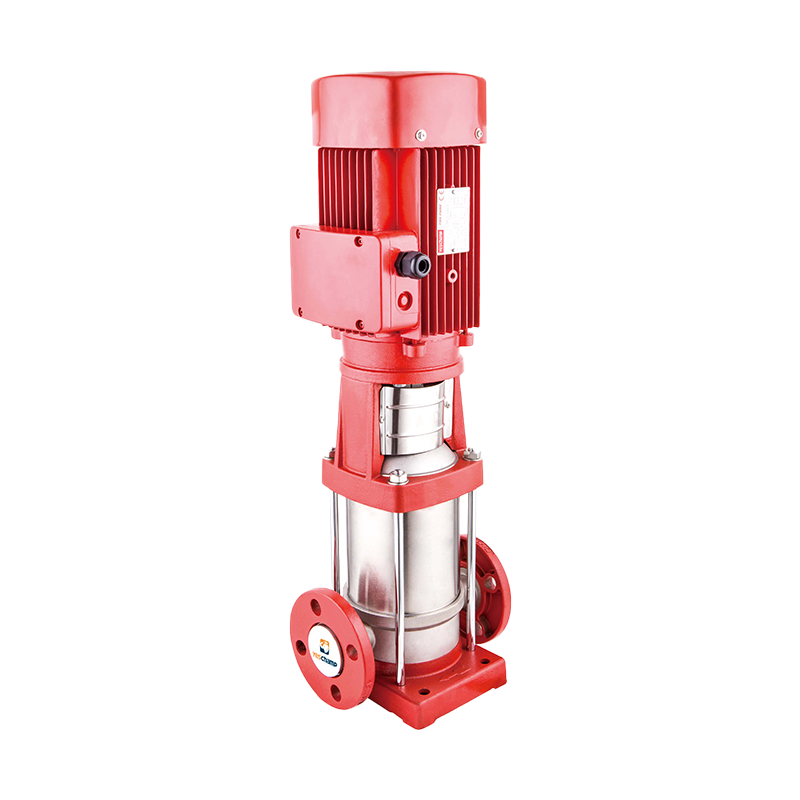 Pompe centrifuge à plusieurs étages verticale à haute pression de CDL pour le système de lutte contre l'incendie